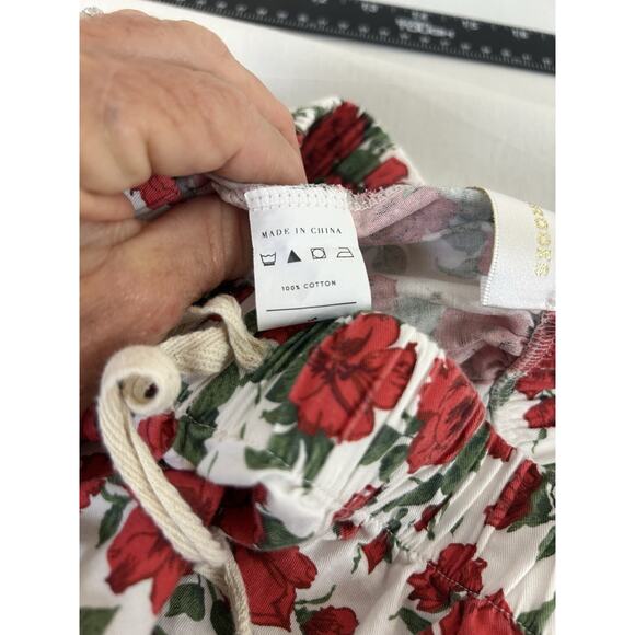 Cozy core  comfy Violet & Brooks Red‎ rose Lounge/Pajama Shorts Size XS/S - Picture 6 of 11
